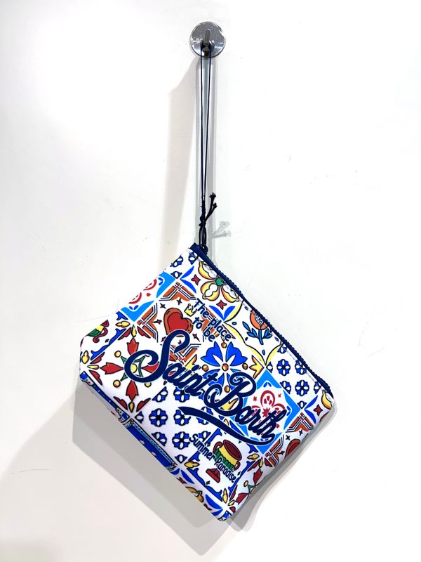 Pochette in neoprene stampata. Col. Fantasia