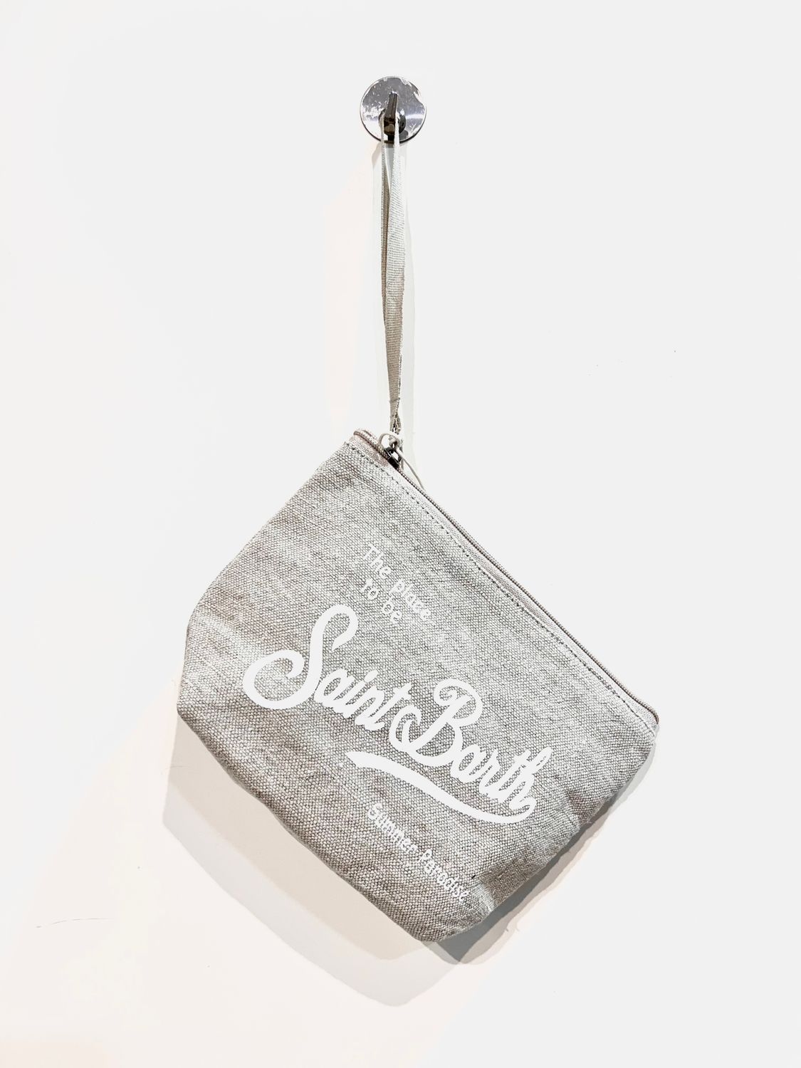 Pochette in canvas di lino stampa . Col. Corda