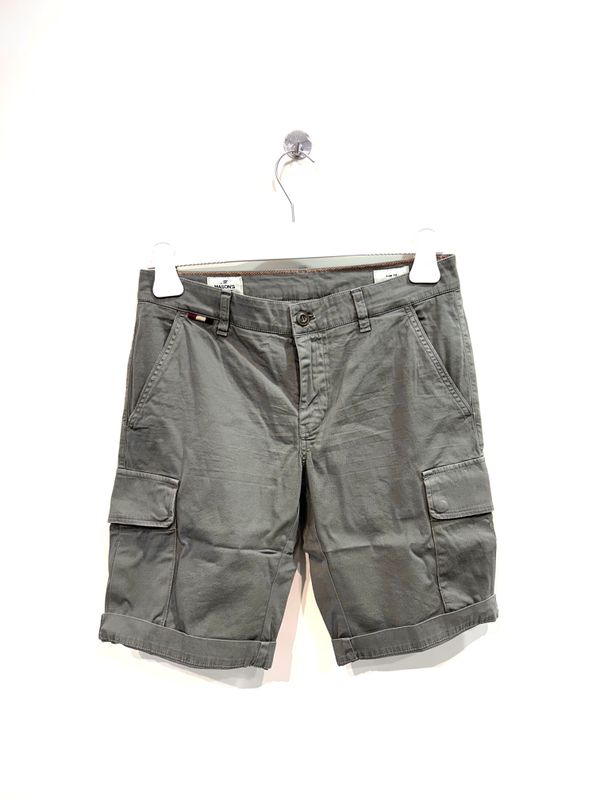 Bermuda cargo cotone strech. Col. Militare