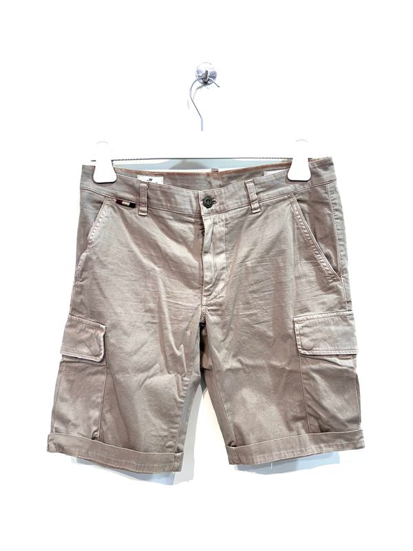 Bermuda cargo cotone strech. Col. Sabbia
