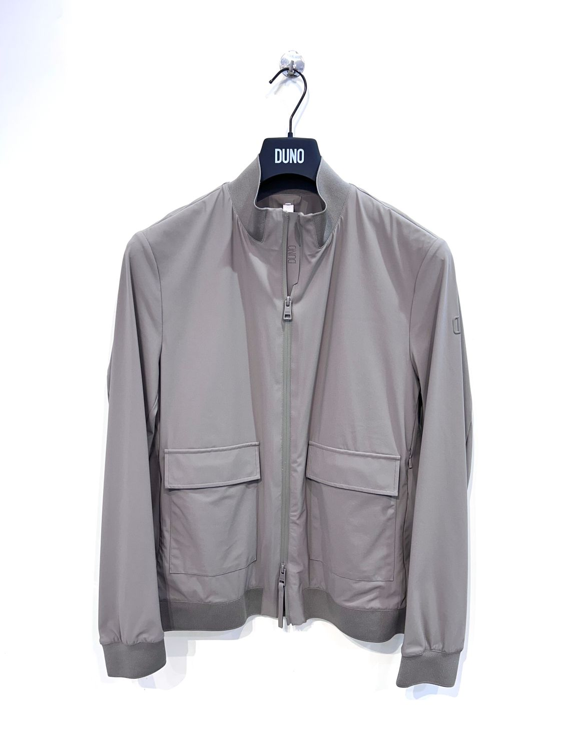 Bomber in tessuto nylon b strech elasticizzato. Col. Tortora