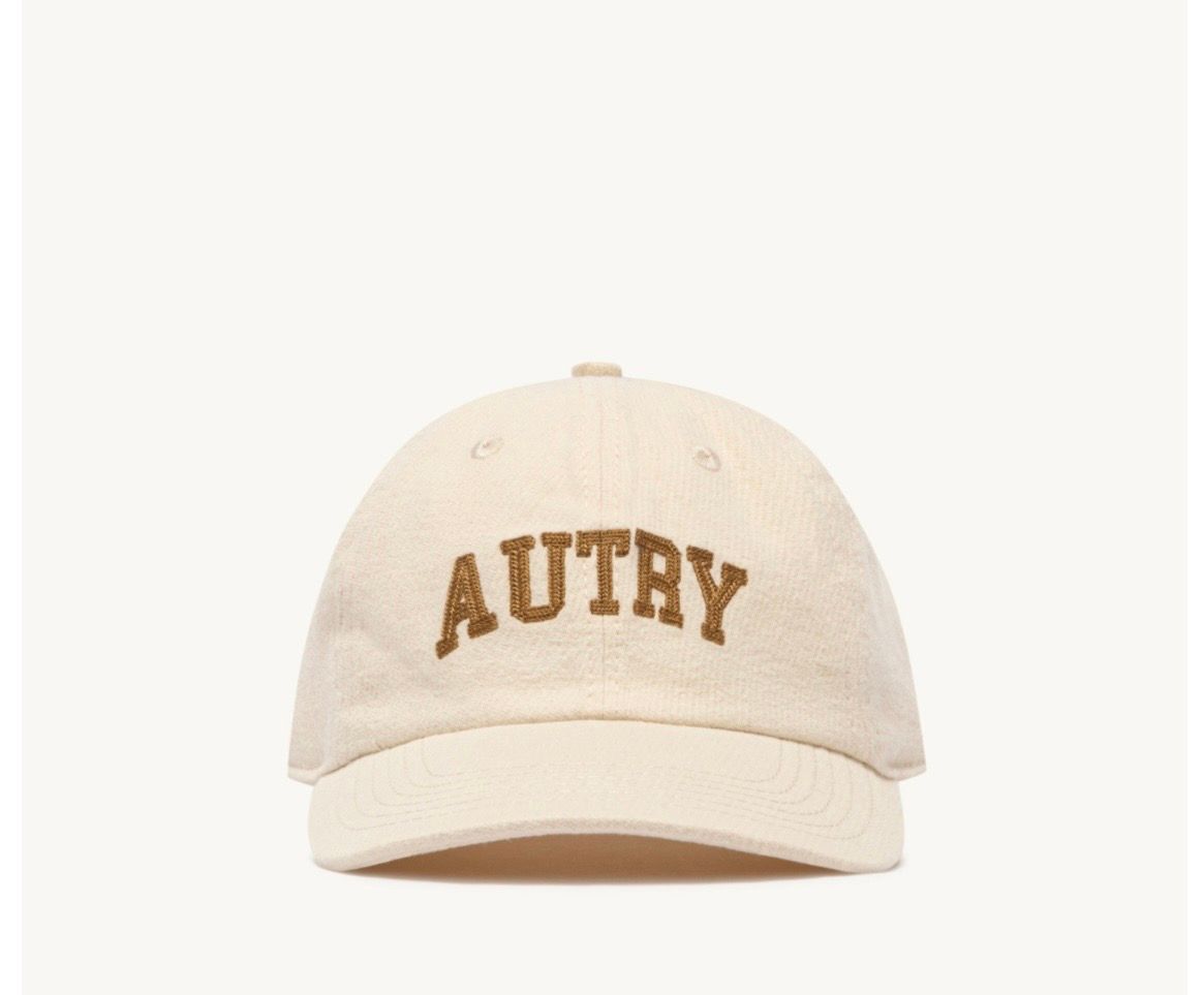 AUTRY Cappellino baseball logo college unisex. Col. Alabastro