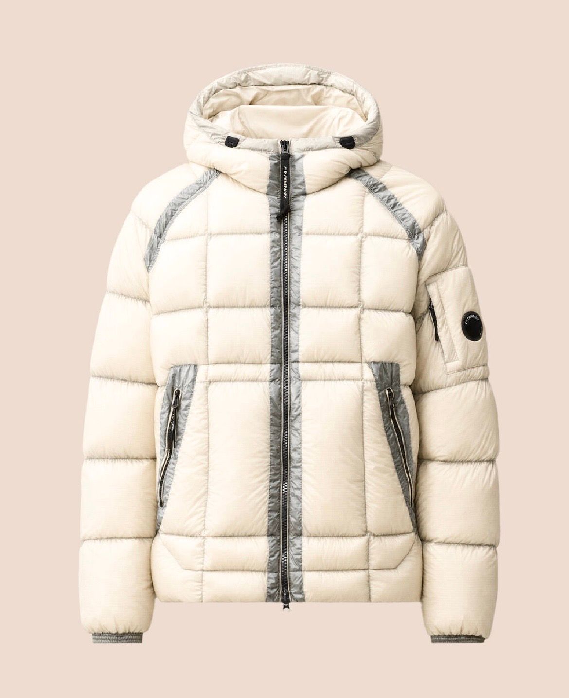 Piumino DD SHELL in piuma d’oca ultra light. Col. Latte