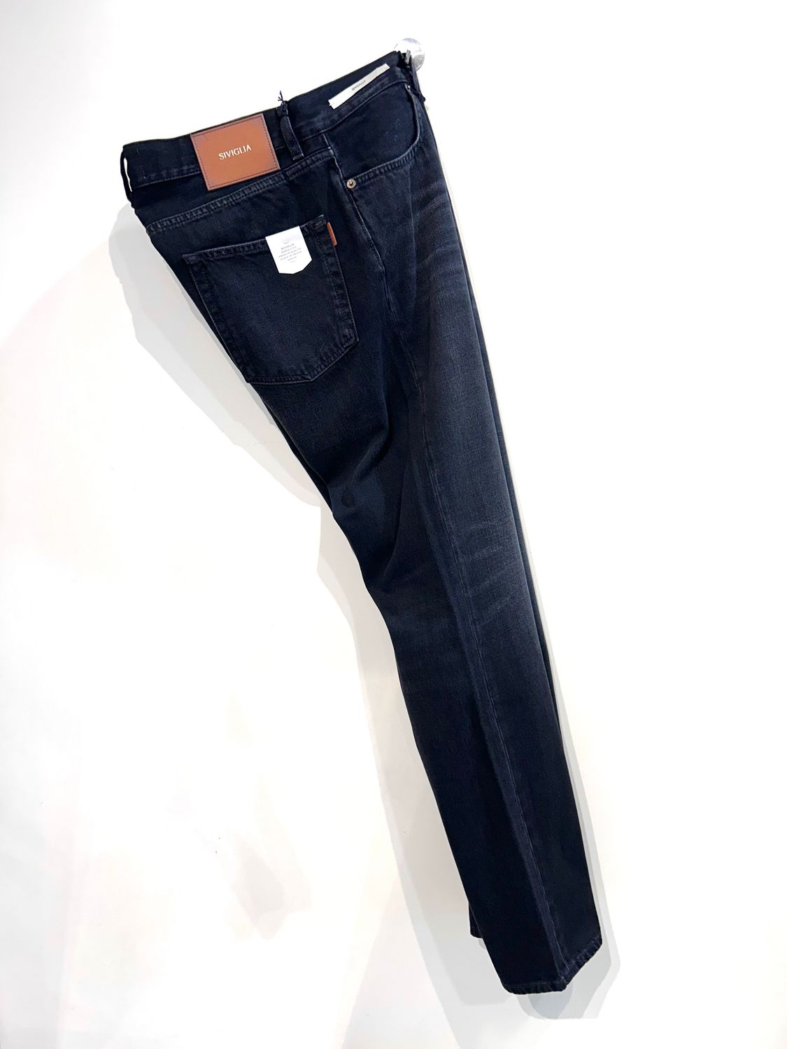 SIVIGLIA Jeans denim tela ferma effetto vintage. Col. Nero