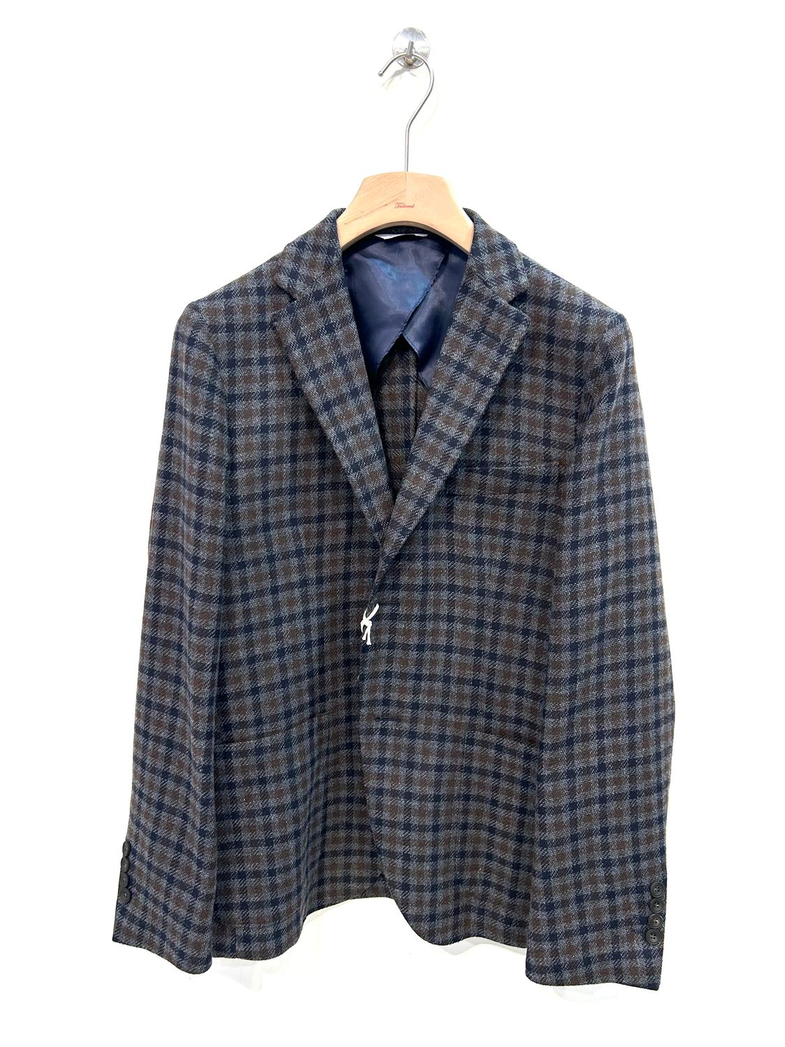 SIR ANDREWS Giacca quadretto. Col. Grigio marron Bleu