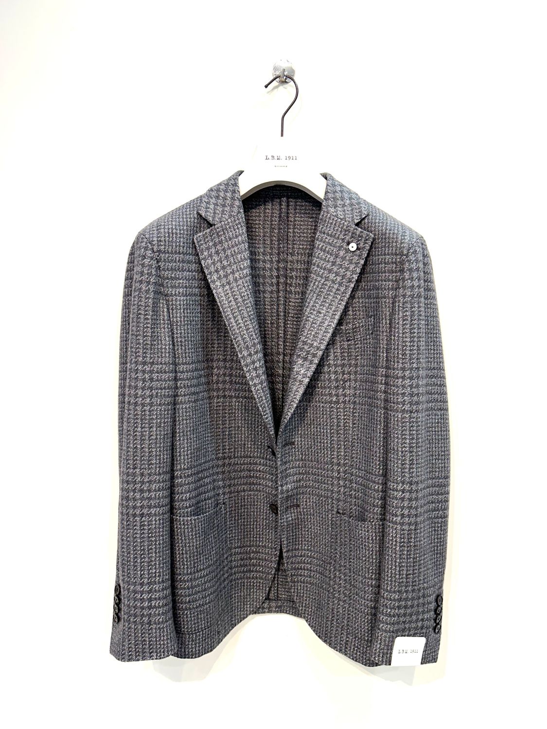 L.B.M. 1911 Giacca galles in lana, poly e cotone. Col. Grigio medio