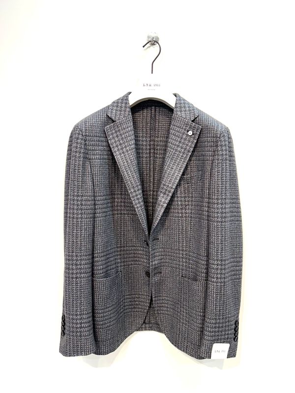 L.B.M. 1911 Giacca galles in lana, poly e cotone. Col. Grigio medio
