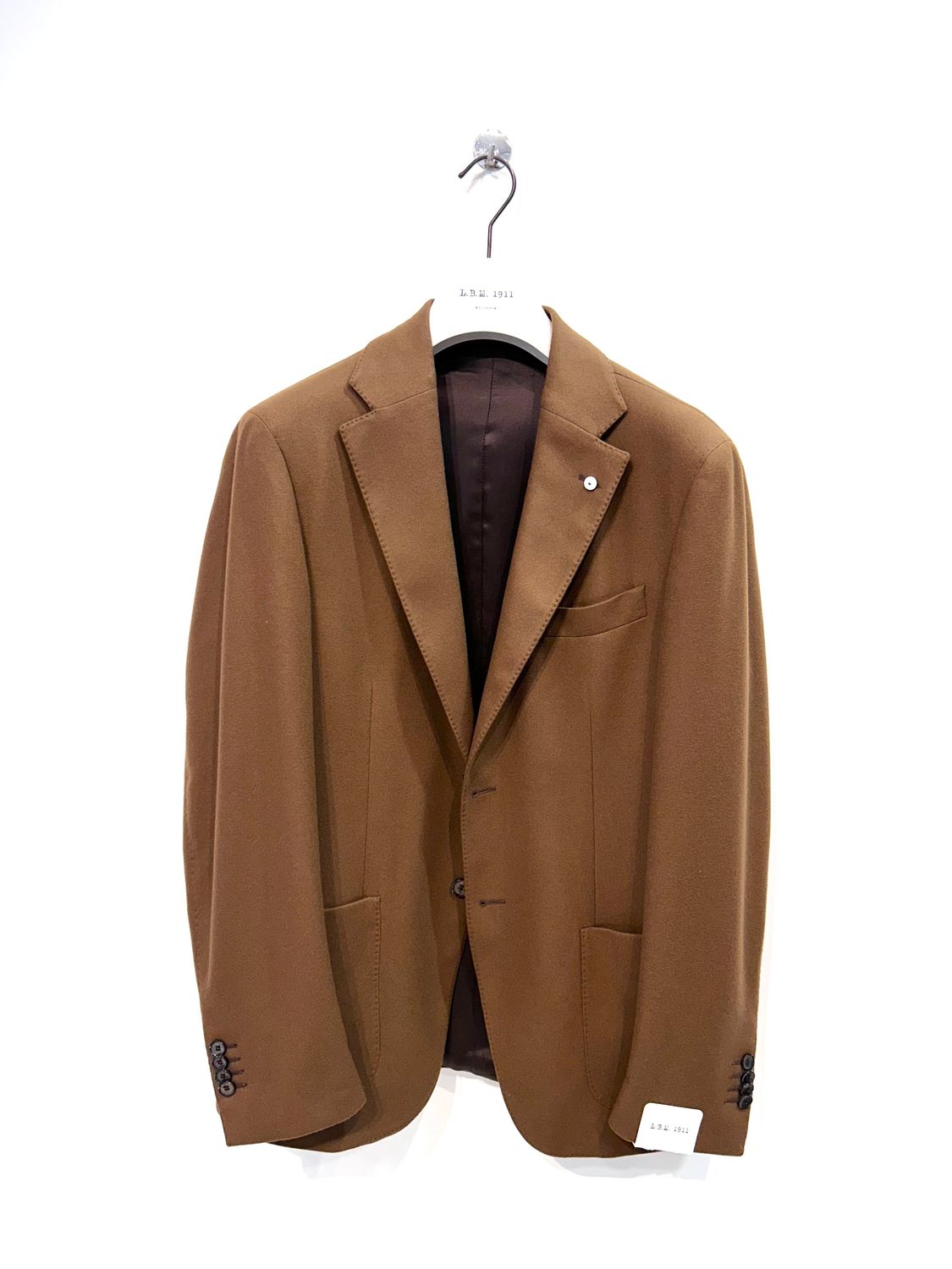 L.B.M. 1911 Giacca in flanellina di lana. Col. Caramello