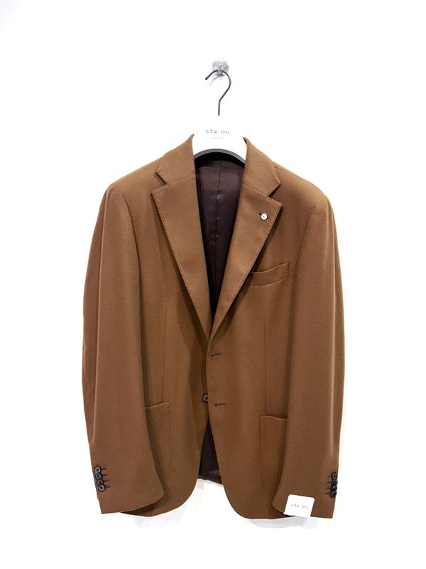 L.B.M. 1911 Giacca in flanellina di lana. Col. Caramello