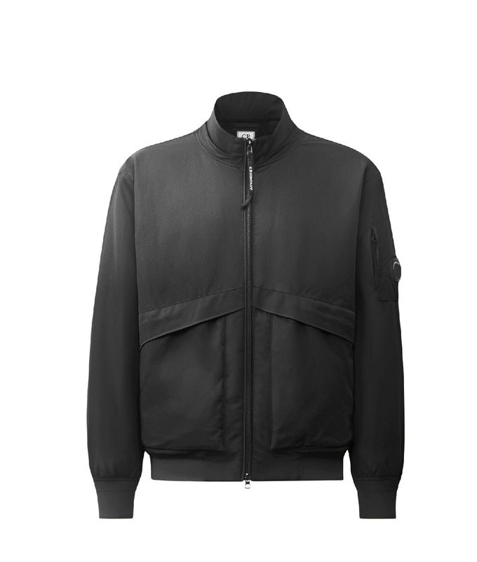 CP COMPANY Bomber in Pro-Tek elasticizzato. Col. Nero