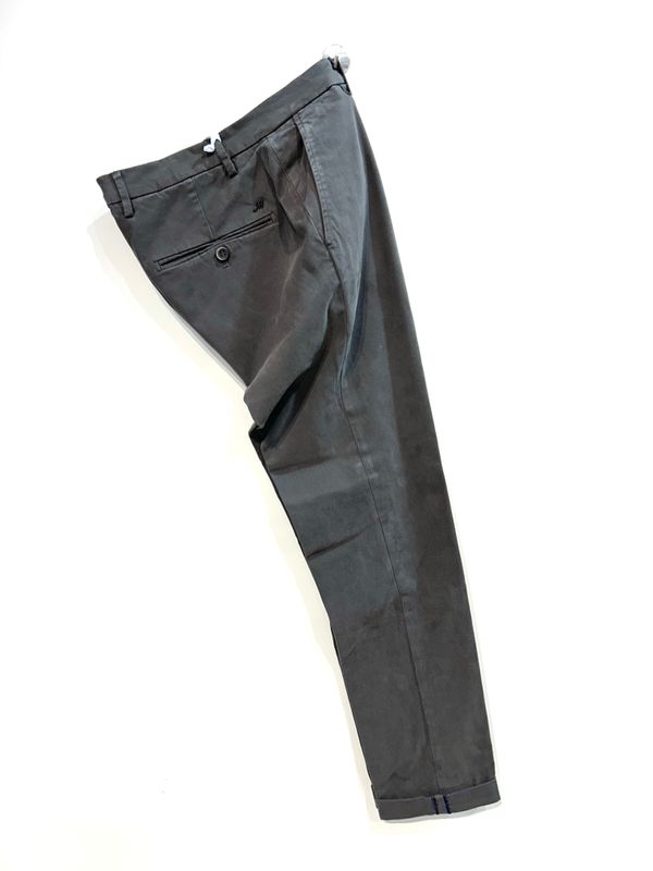MASONS Pantalone in modal cotone ed elastam. Col. Piombo