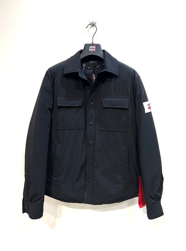 AFTER LABEL Overshirt in piuma. Col. Nero
