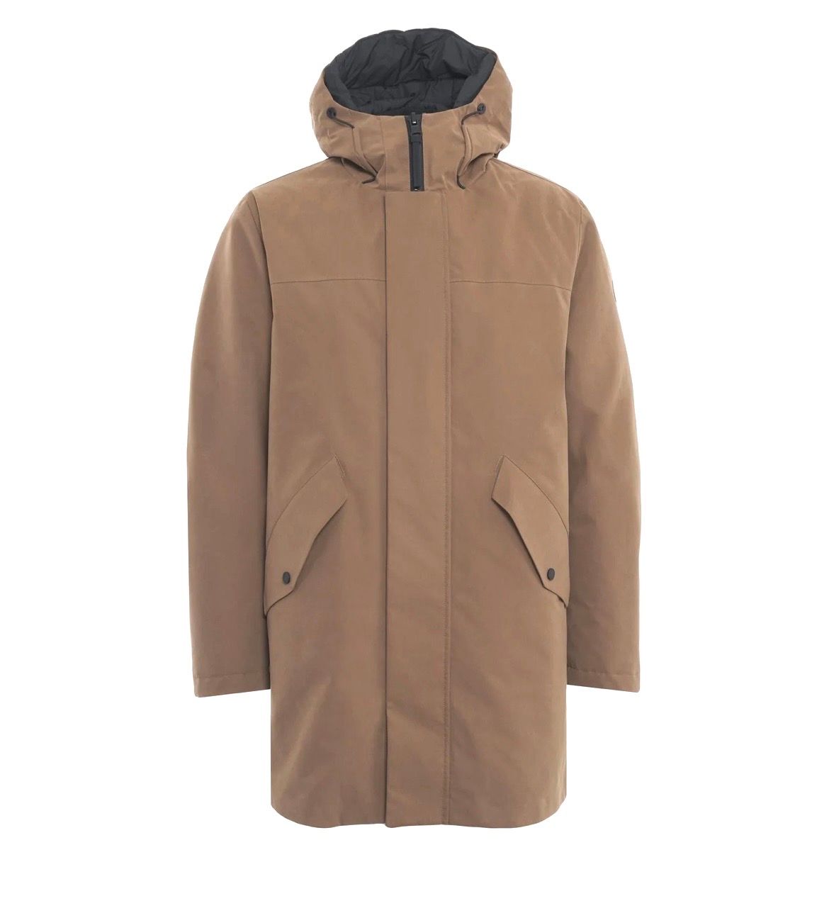 PEOPLE OF SHIBUYA Parka microfibra imbottito in primaloft. Col. Nocciola