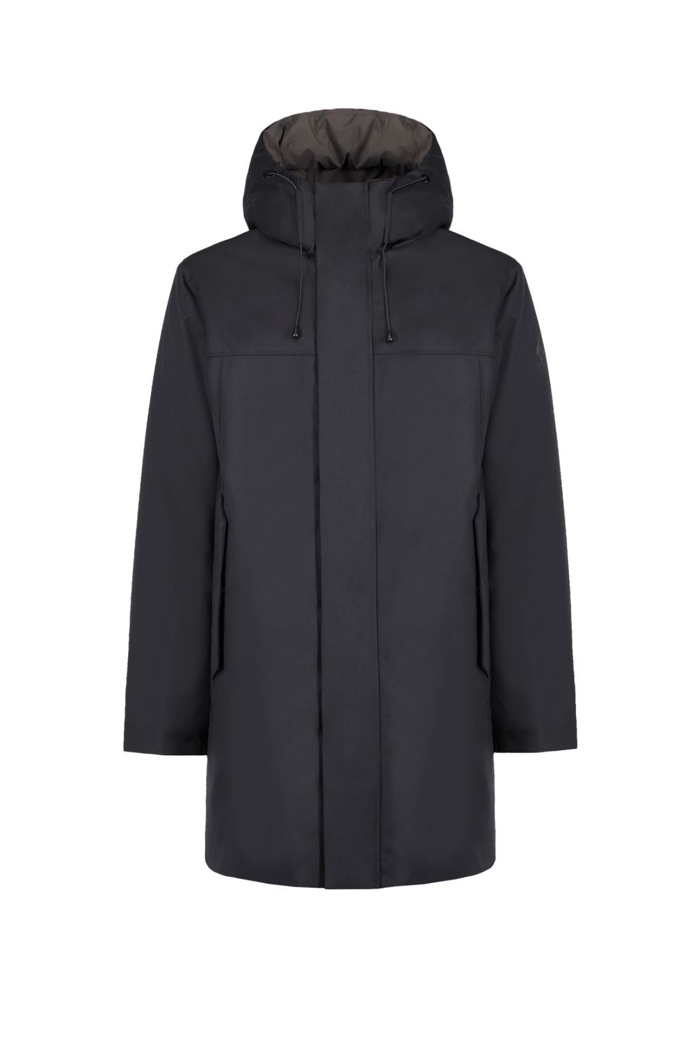 PEOPLE OF SHIBUYA Parka in soft shell, imbottito in primaloft. Col. Nero