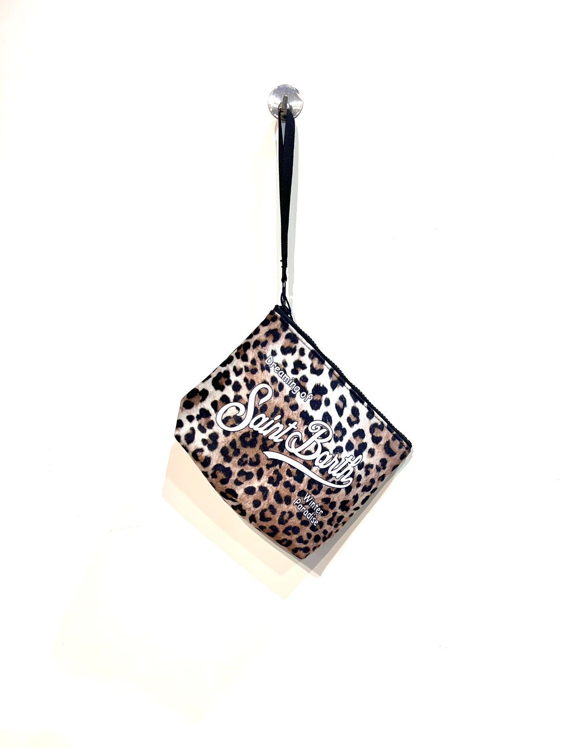 SAINT BARTH Pochette leopardata neoprene. Col. Fantasia