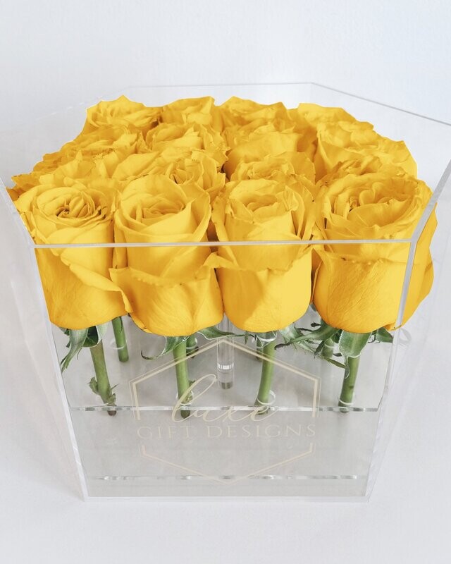 Yellow Floral Box