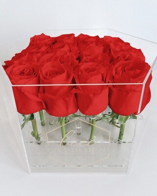 Red Floral Box