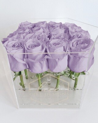 Lilac Floral Box