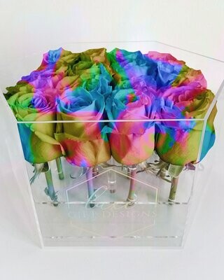 Rainbow Floral Box