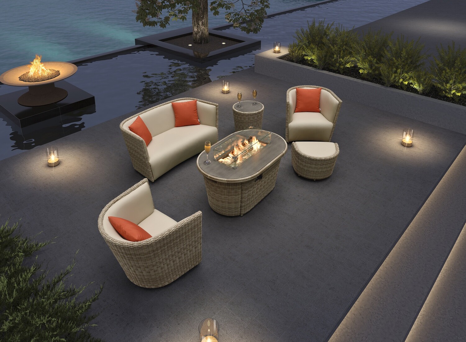 The Oxford FirePit Set