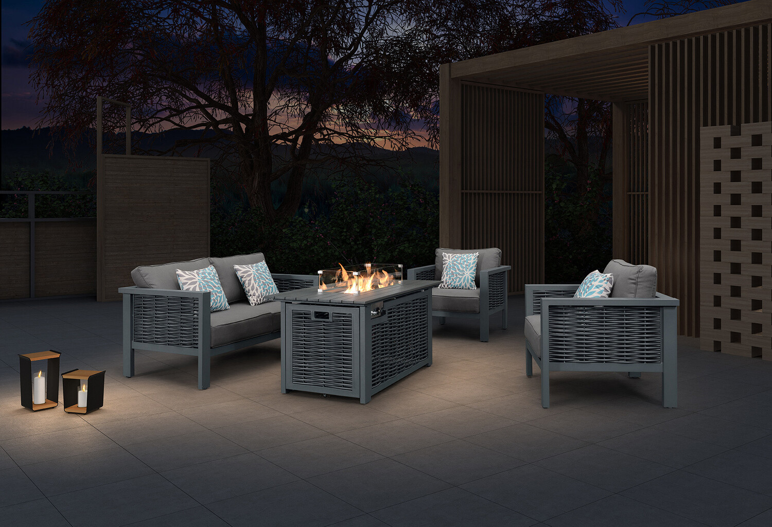 The Dallas FirePit Set