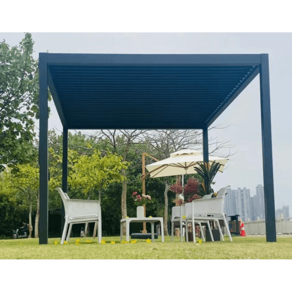 THE ATLAS ALUMINIUM  ELECTRIC PERGOLA 3M X 4M (IN STOCK)