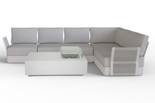 The Chantico FirePit Table - White
