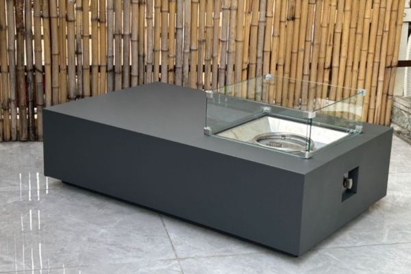 The Chantico FirePit Table - Black