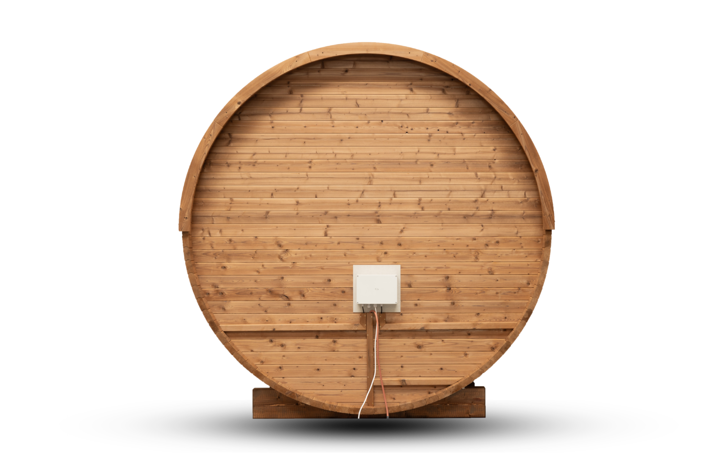 Hanscraft 260 Barrel Sauna Half Glass Back