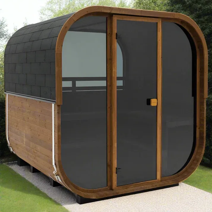 Hekla Cube 210 Black | 4 Person Sauna