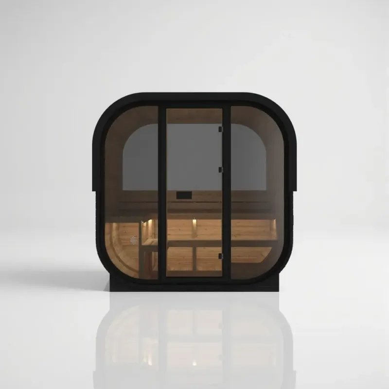 Hekla Cube 160 Black  | 2 Person Sauna