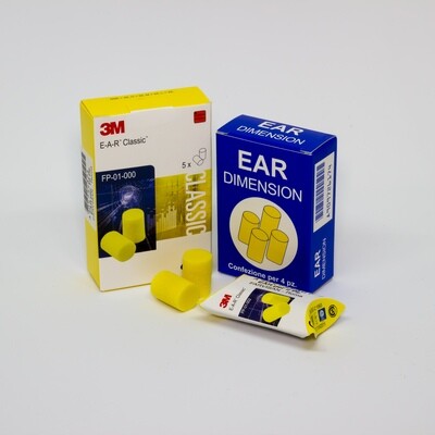 Tappi auricolari - Ear - Confezione da 4 pezzi