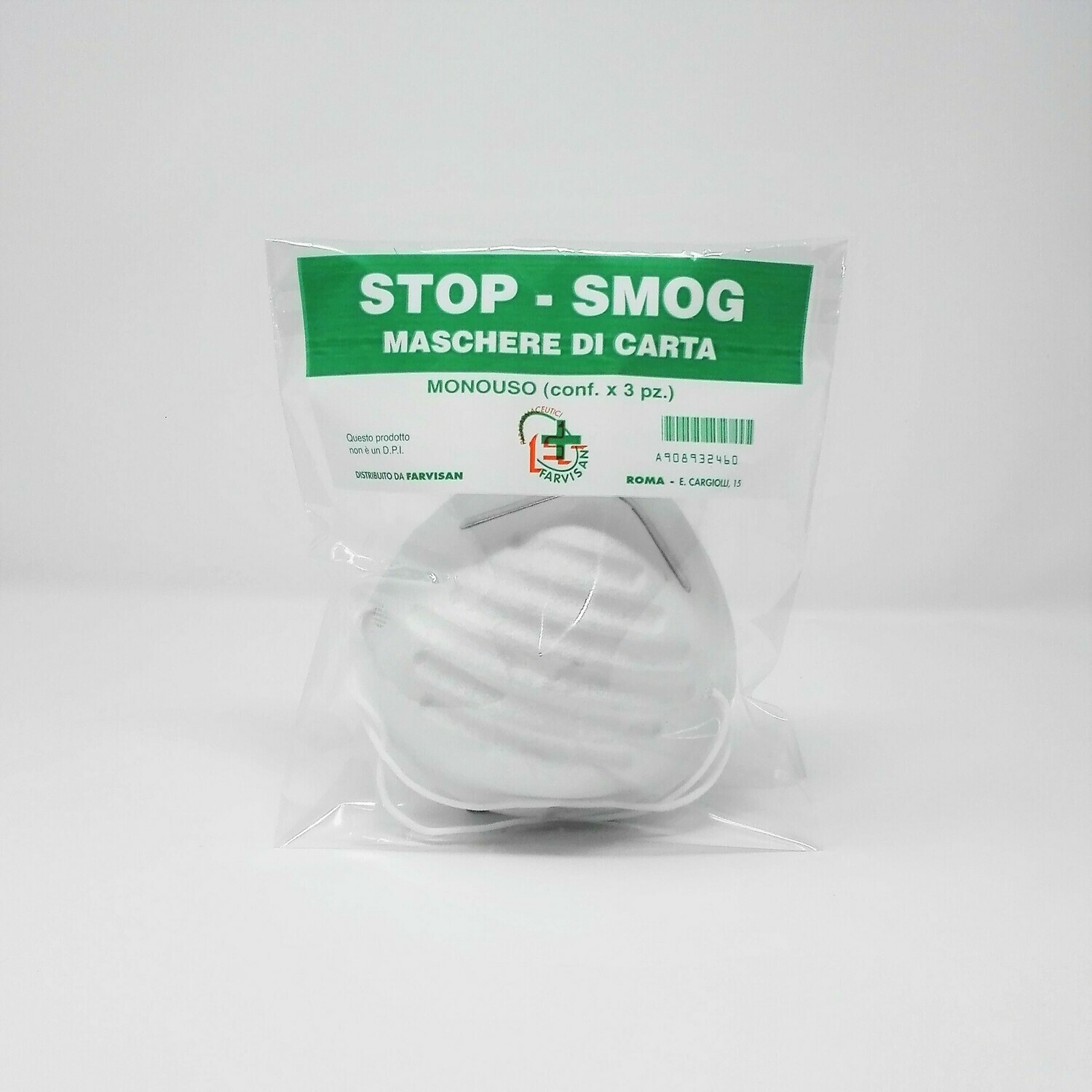 Mascherina di carta - Stop smog