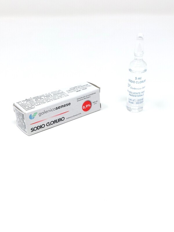 SODIO CLORURO 5 ML.-1 FIALA - 0,9%