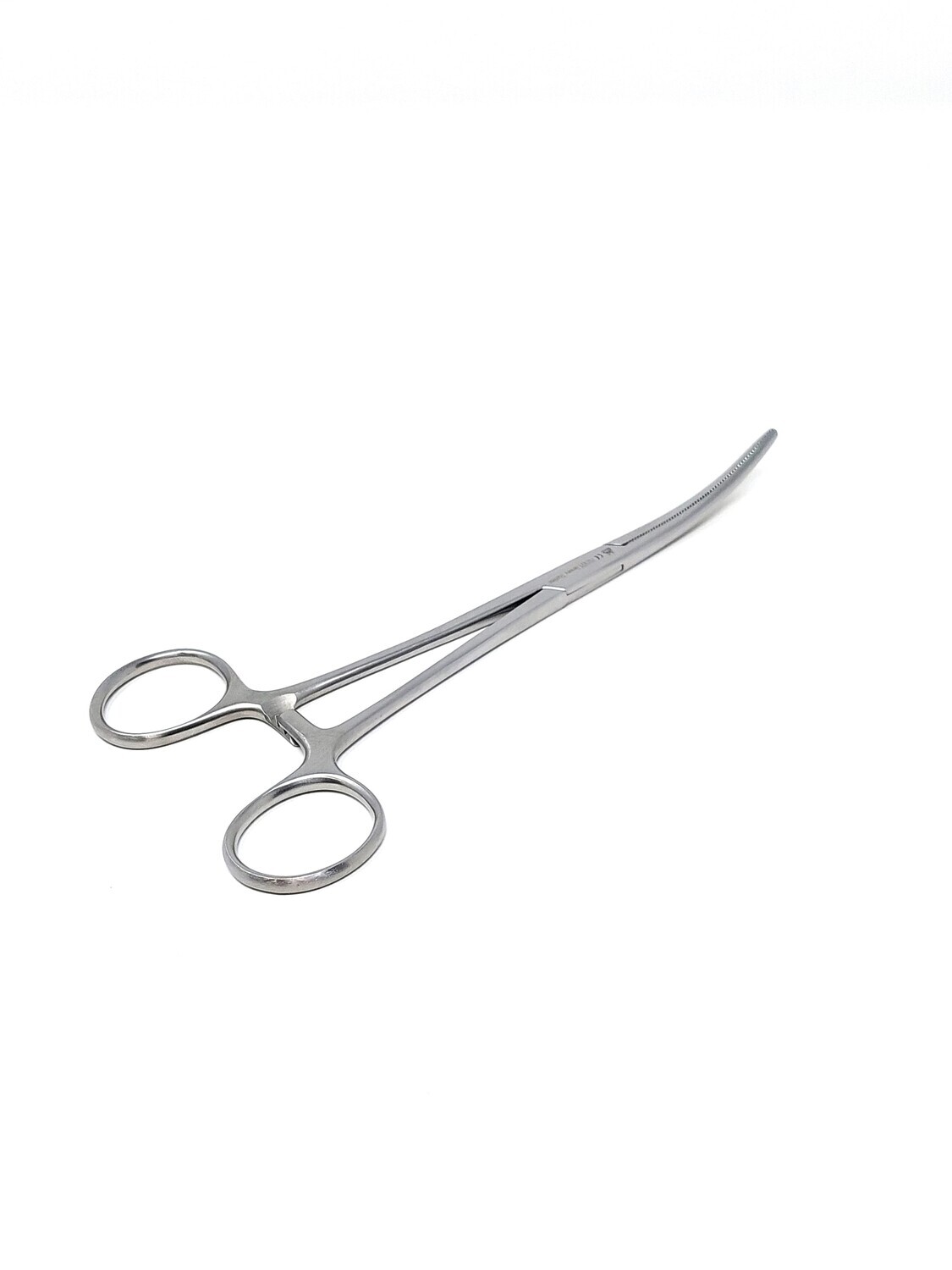 PINZA EMOSTATICA CURVA 140 MM.