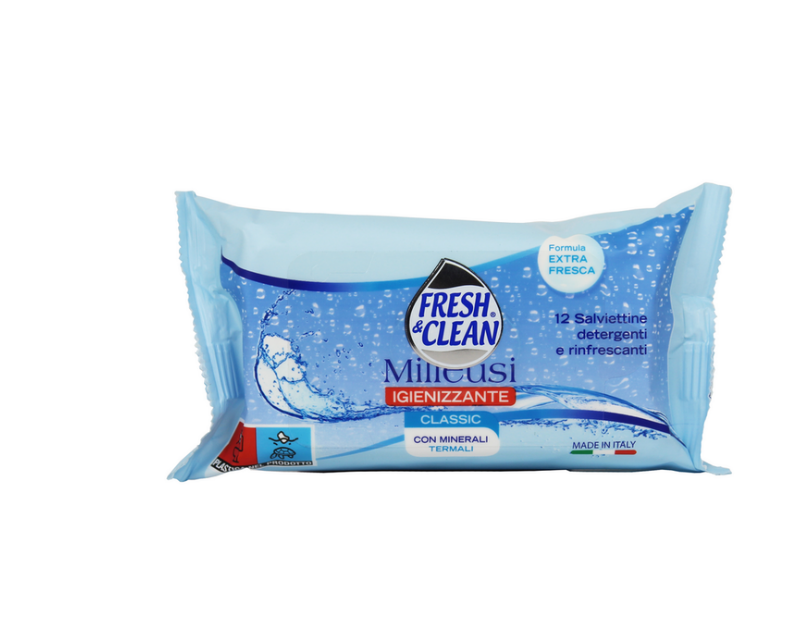 FRESH &amp; CLEAN SALVIETTE MILLEUSI 12 PZ.POCKET