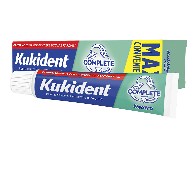 Kukident Neutro Complete Crema Adesiva Per Protesi Dentarie 70 G