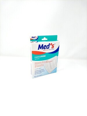 Med's FarmaPore Medicazione Adesiva Sterile Ipoallergenica 9cm x 10cm