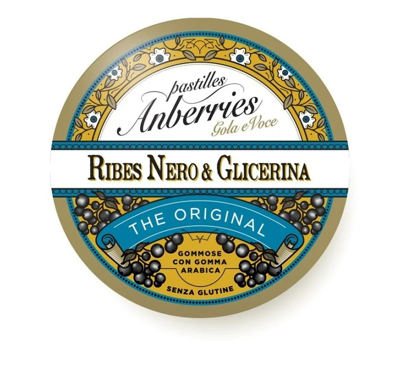 Anberries classiche ribes nero glicerina