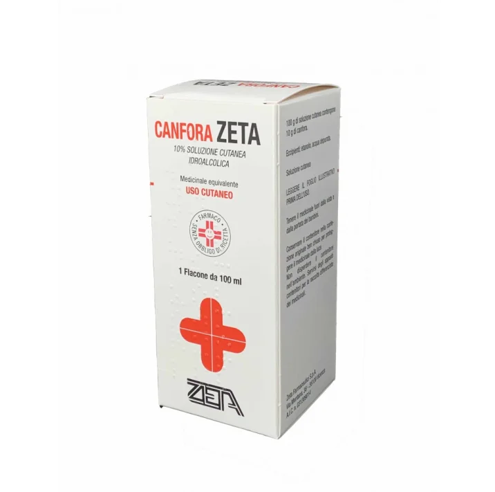 CANFORA 10% IDROALCOLICA ZETA FARMACEUTICI 100ML