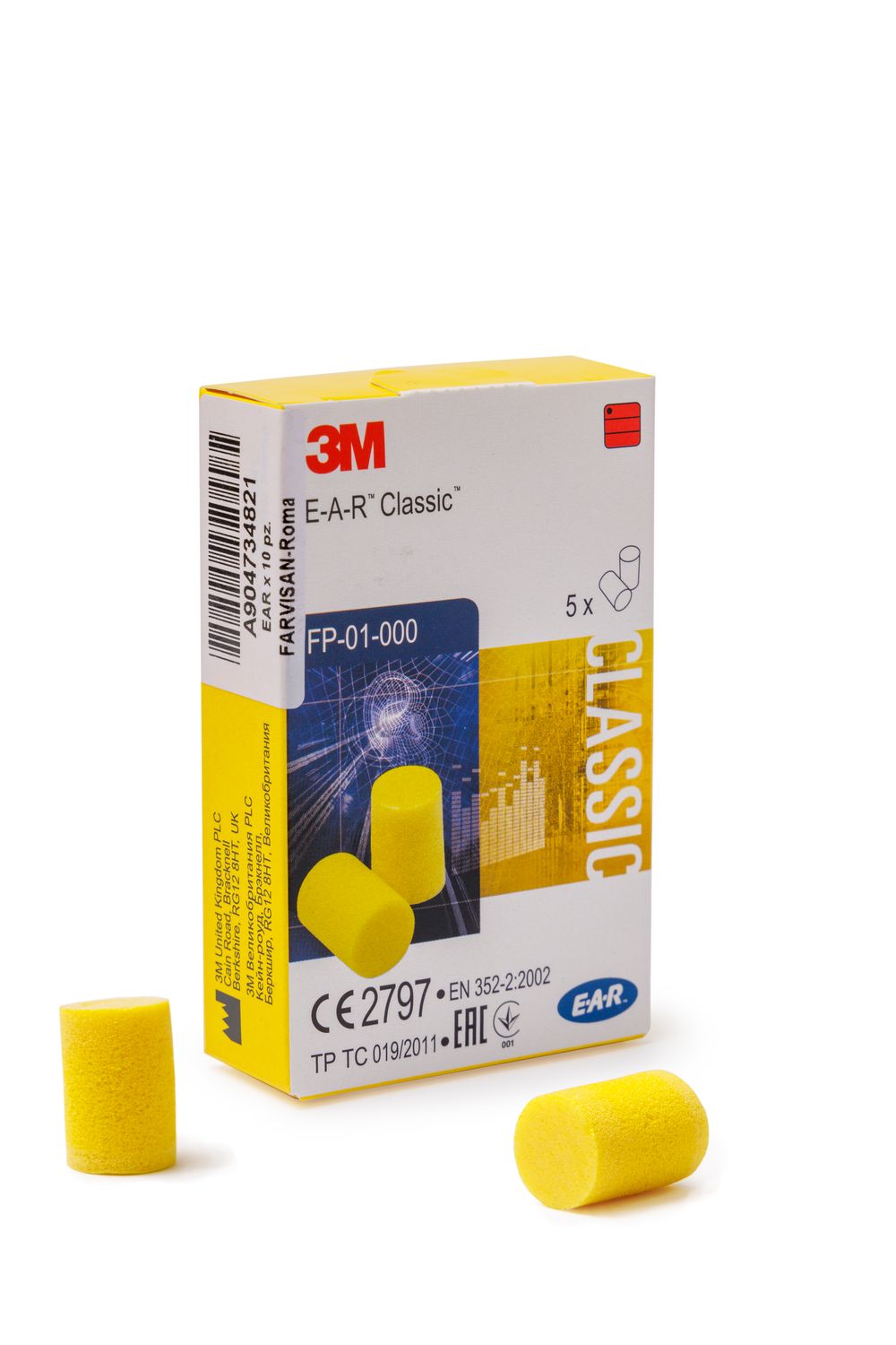 Tappi auricolari - Ear - Confezione da 10 pezzi