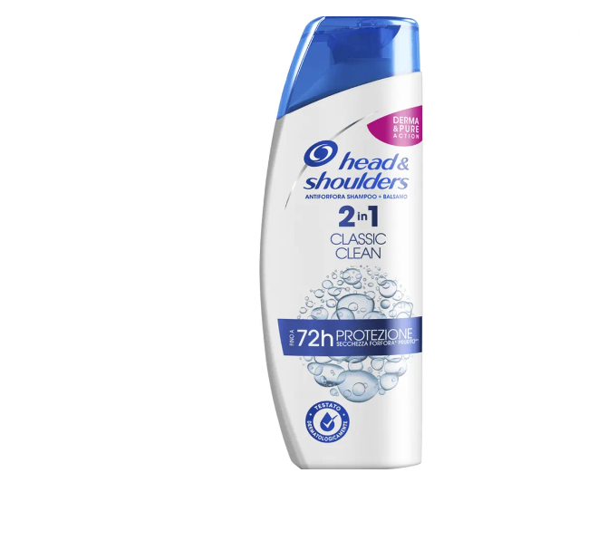 SHAMPOO HEAD &amp; SHOULDERS 225ml 2in1 Classic clean