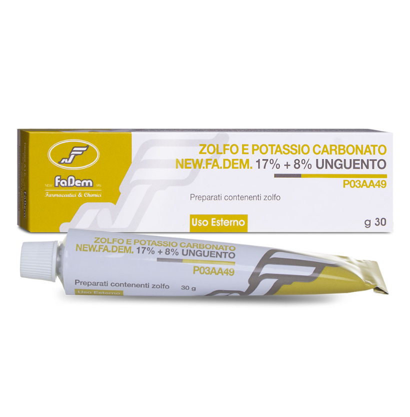 UNG. HELMERICH ZOLFO/POT. CARB. TUBO 30G