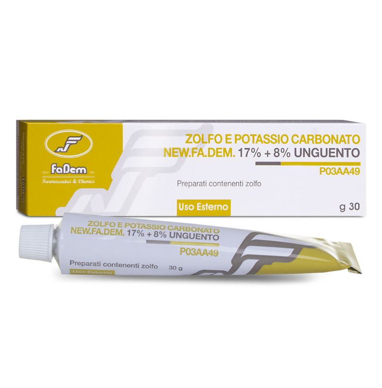 UNG. HELMERICH ZOLFO/POT. CARB. TUBO 30G