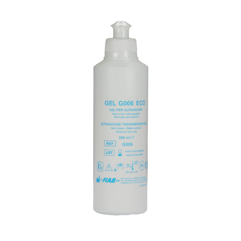 Gel per ultrasuoni 260 ml.