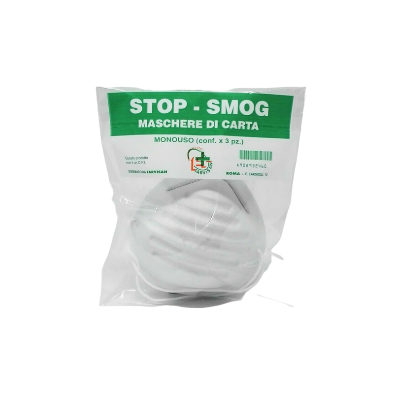 Mascherina di carta - Stop smog