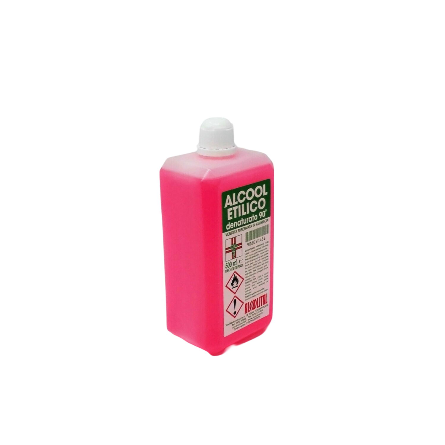 ALCOOL ETILICO DENATURATO 500 ML. - ALCOOLITAL