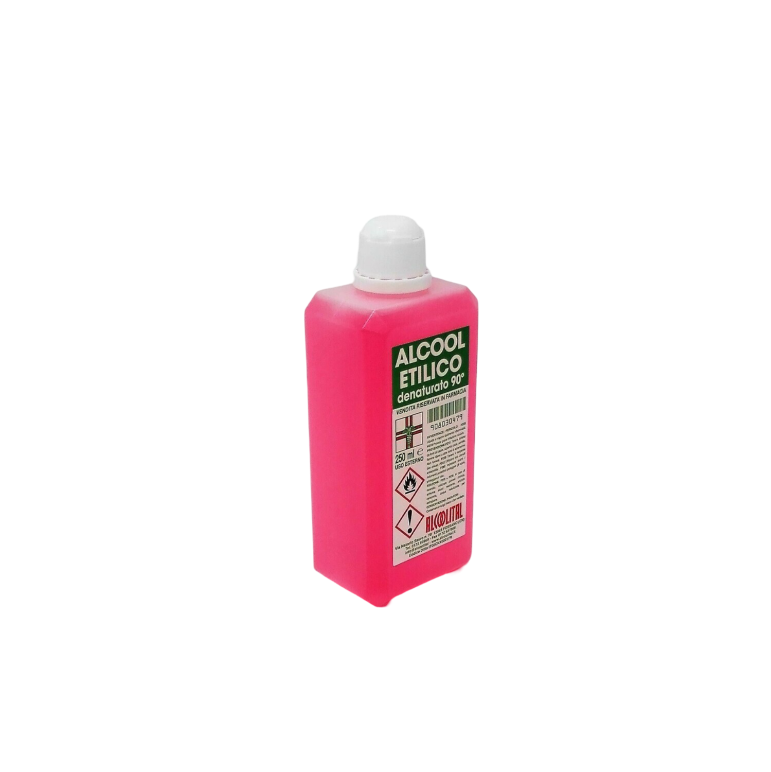 ALCOOL ETILICO DENATURATO 250 ML. - ALCOOLITAL