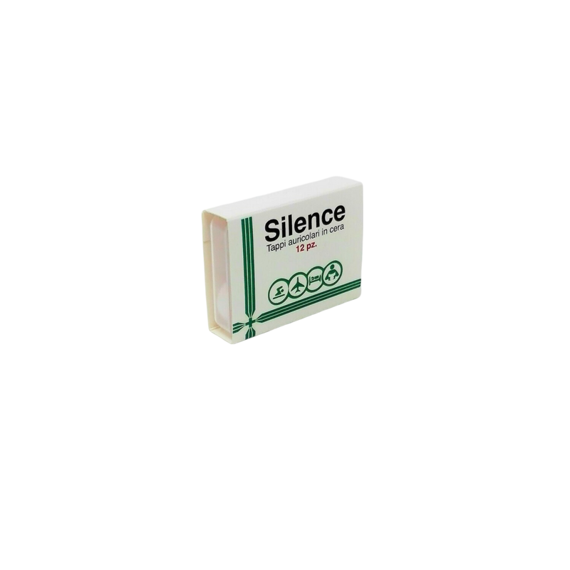 TAPPI IN CERA - SILENCE - CONFEZIONE DA 12 PEZZI.