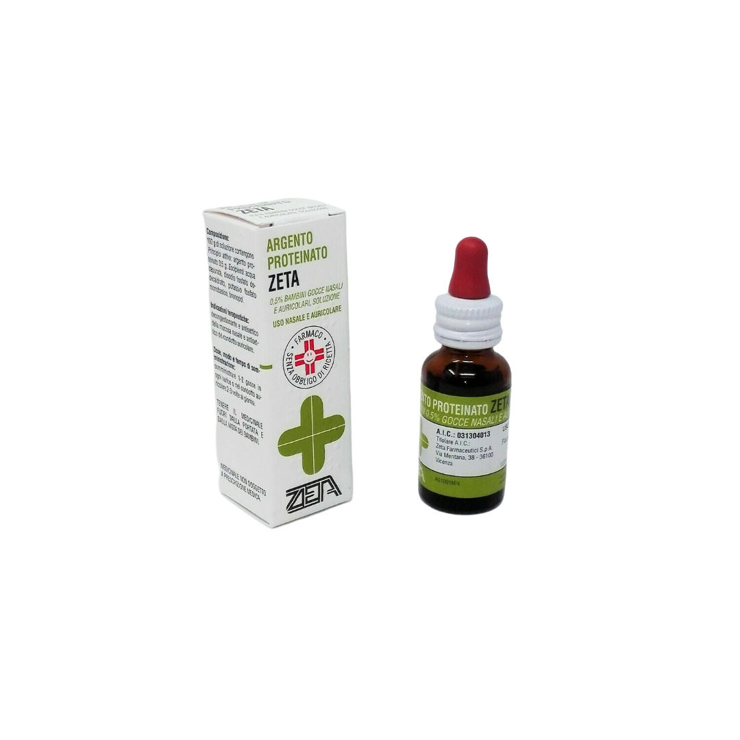 ARGENTO PROTEINATO 0,5% GOCCE 10 ML.